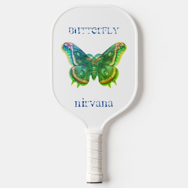 Raquette De Pickleball Nirvana de papillon en détresse (Recto)