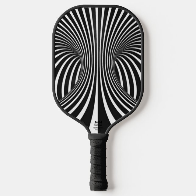 Raquette De Pickleball Noir et blanc (Recto)