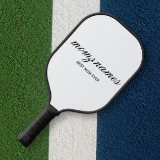 Raquette De Pickleball Nom de la calligraphie personnalisée de la meilleu