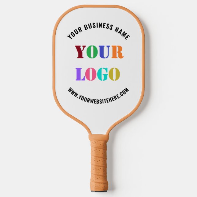 Raquette De Pickleball Nom du logo personnalisé Site Web Pickleball Paddl (Recto)