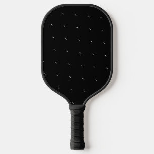 Raquette De Pickleball Nom ou Motif de mot en cours de répétition noir et