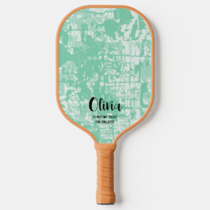 Raquette De Pickleball Nom personnalisé Abstrait moderne Pickleball Paddl