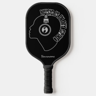 Raquette De Pickleball Nom personnalisé de musique