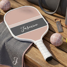 Nom personnalisé doux corail gris