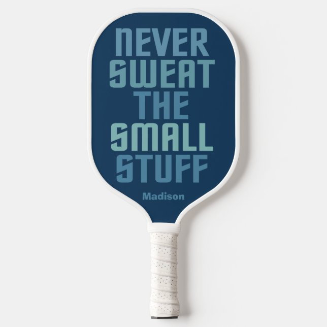 Raquette De Pickleball Nom personnalisé motivant (Recto)