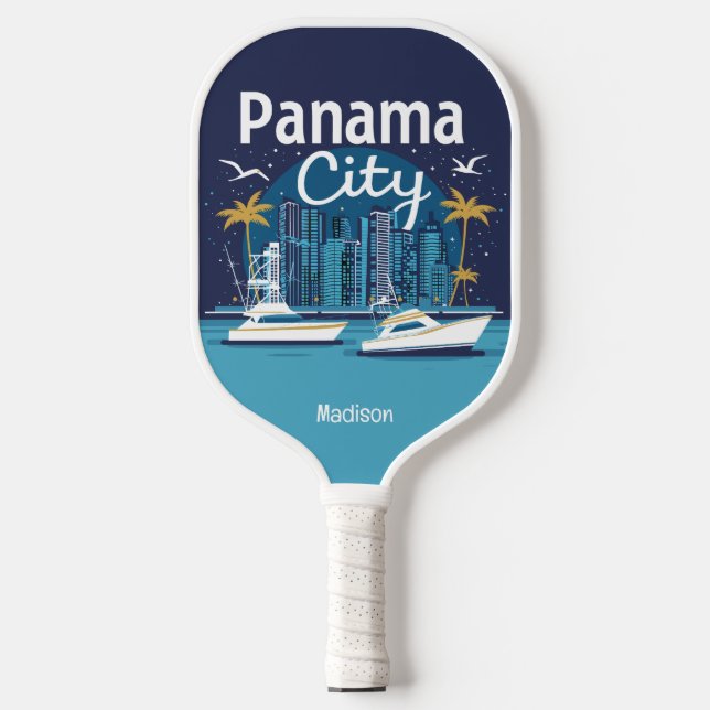 Raquette De Pickleball Nom personnalisé Panama City (Recto)