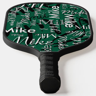 Raquette De Pickleball Nom répété partout sur Hunter-Green
