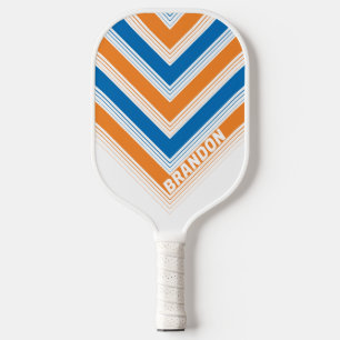 Raquette De Pickleball Nom Rétro New Amsterdam Chevron Fade