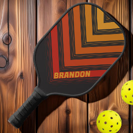 Raquette De Pickleball Nostalgie du coucher de soleil de minuit Vintage C