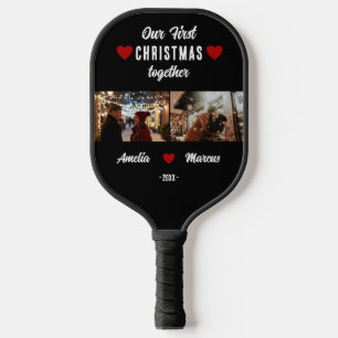 Raquette De Pickleball Notre premier Noël ensemble 2 Photos Souvenir