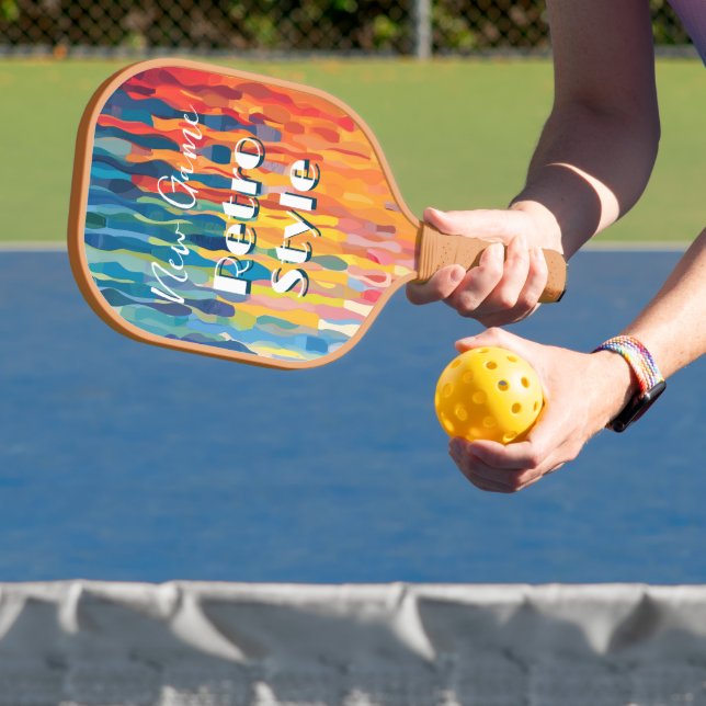 Raquette De Pickleball Nouveau Jeu Retro Style amusant (Insitu)