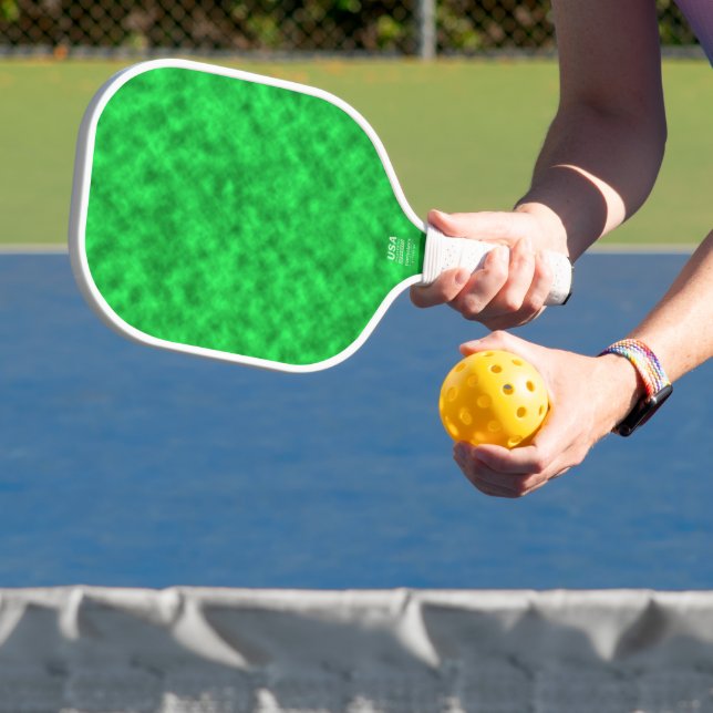 Raquette De Pickleball Nuages verts, nuages verts, nuages Abstraits (Insitu)