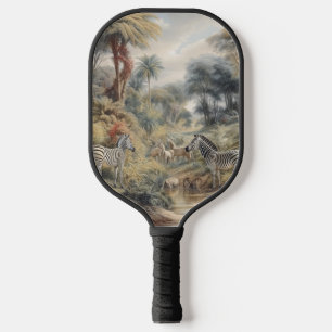 Raquette De Pickleball Oasis des Zèbres & Rassemblement des Lionnes Vinta