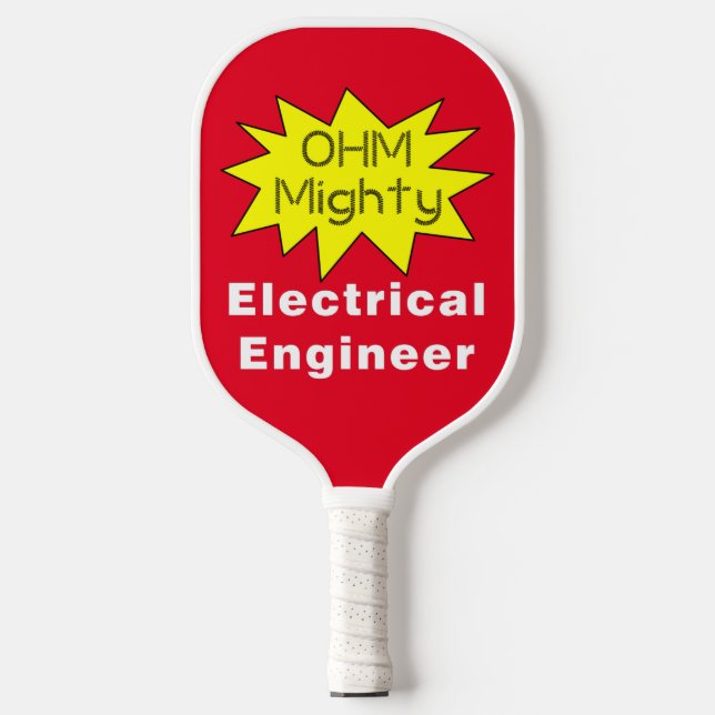 Raquette De Pickleball Ohm Mighty Electrical Engineer (Recto)
