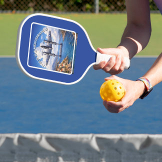 Raquette De Pickleball P-38 Lightning au-dessus de la Méditerranée
