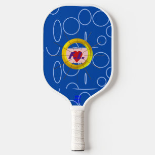 Raquette De Pickleball Paddle Cool de coeur Bleu Pickleball