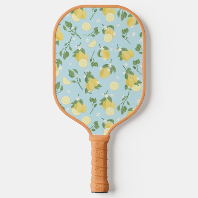 Raquette De Pickleball Paddle Motif citron bleu Pickleball (Recto)