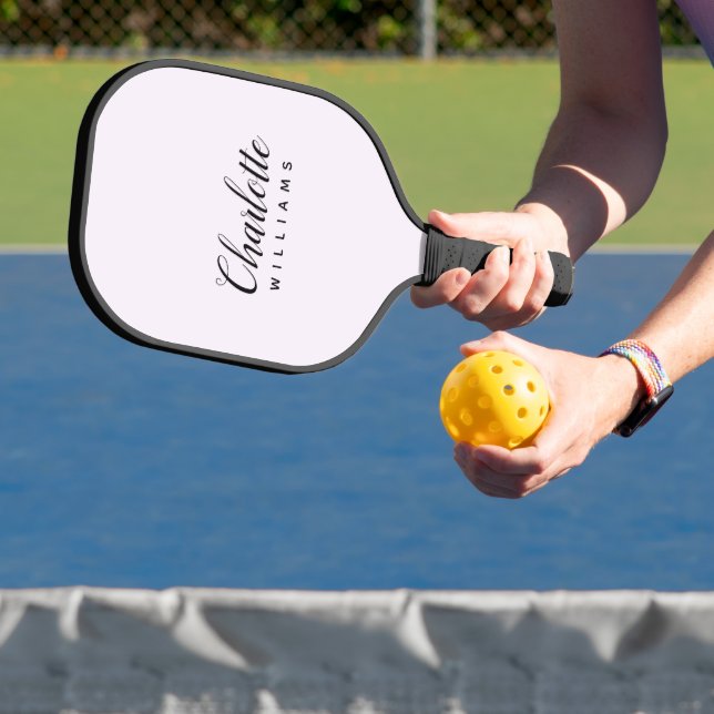 Raquette De Pickleball Paddle Pastel Pink Monogram Pickleball (Insitu)