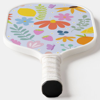Raquette De Pickleball pagaie à boule de pickles à fleurs