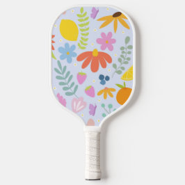 Raquette De Pickleball pagaie à boule de pickles à fleurs