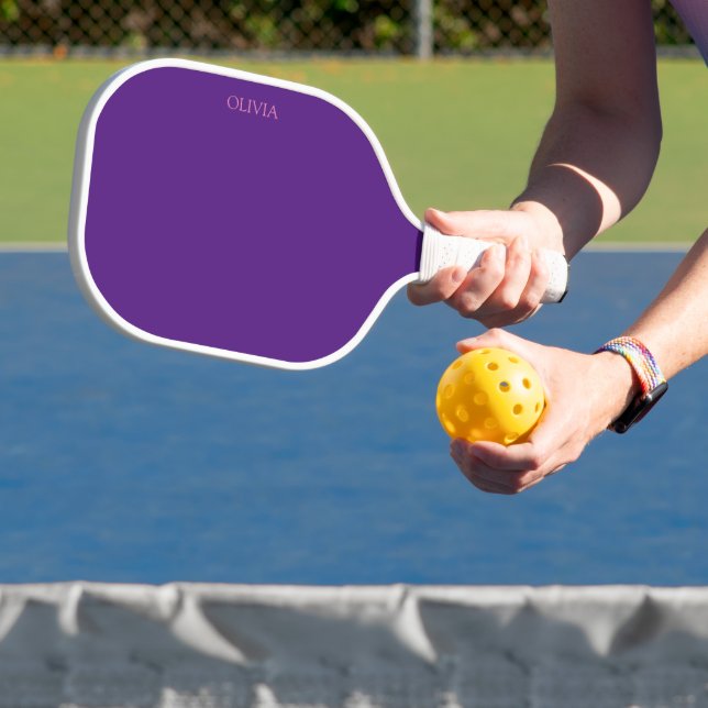 Raquette De Pickleball Pagaie à deux tons violet (Insitu)