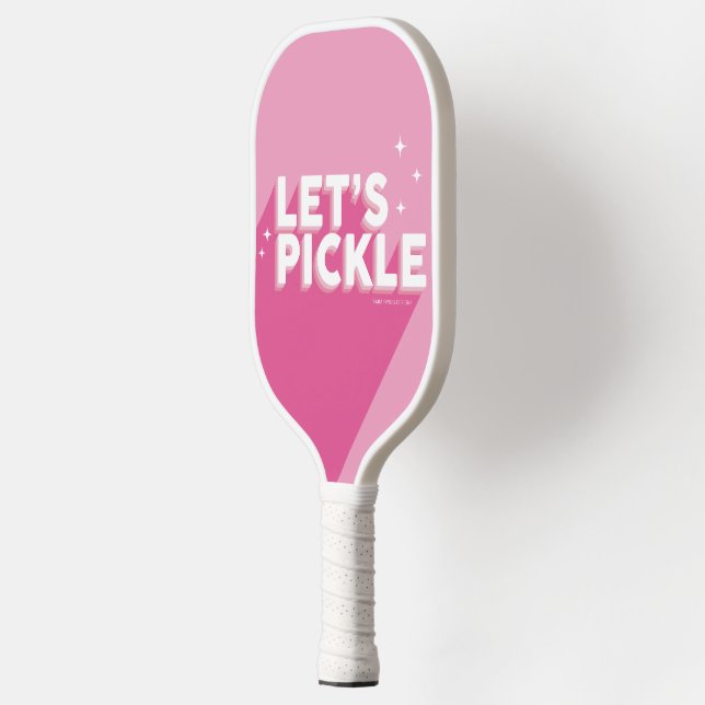 Raquette De Pickleball Pagaie à pickle rose (Gauche)