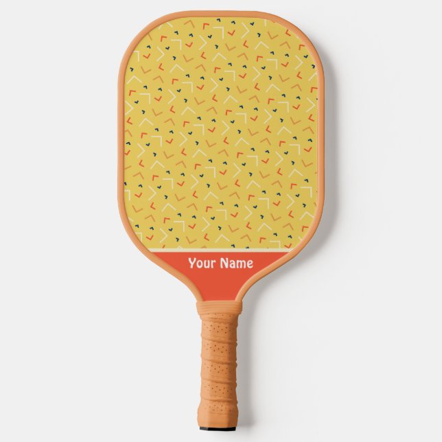 Raquette De Pickleball Pagaie cool de Pickleball Jaune (Verso)