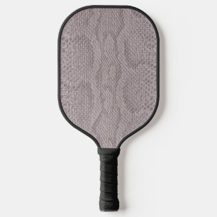 Raquette De Pickleball Pagaie de Pickleball de Snakeskin d'animal beige