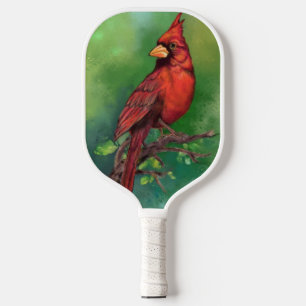 Raquette De Pickleball Pagaie de Pickleball des oiseaux cardinaux rouges