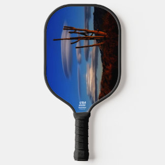 Raquette De Pickleball Pagaie de Pickleball Double Sunsets Désert