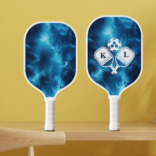 Raquette De Pickleball Pagaie de Pickleball en Galaxie Bleue Personnalisé
