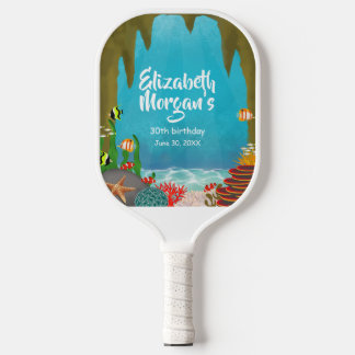 Raquette De Pickleball Pagaie de Pickleball Grotte Sous-Marine Océan