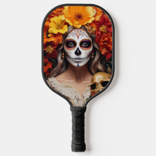 Raquette De Pickleball Pagaie de Pickleball Lady au crâne sucre