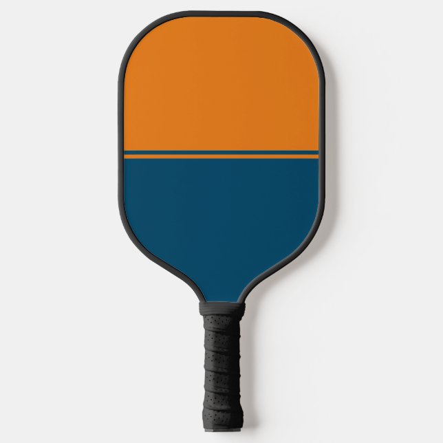 Raquette De Pickleball Pagaie de Pickleball Orange et Bleu (Recto)