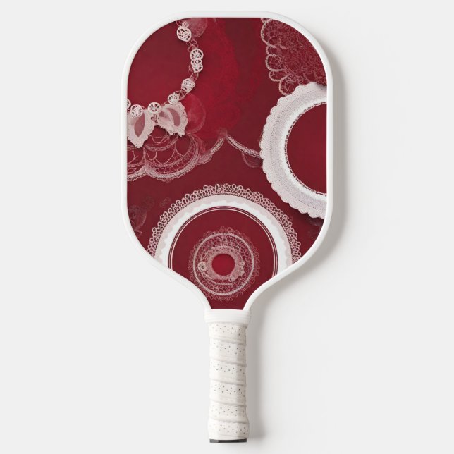 Raquette De Pickleball Pagaie de Pickleball Rouge foncé (Recto)