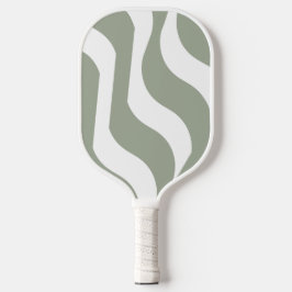 Raquette De Pickleball Pagaie moderne de Pickleball gris vert blanc
