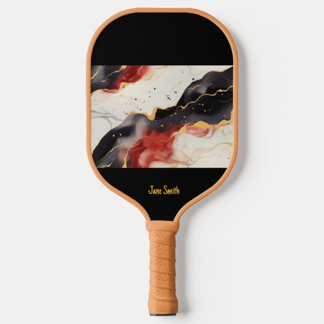 Raquette De Pickleball pagaie personnalisée à bille de pickle (Recto)