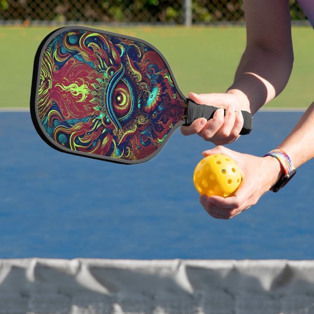 Raquette De Pickleball Pagaie Spirituelle De Pickleball Oeil Flamboyant (Insitu)