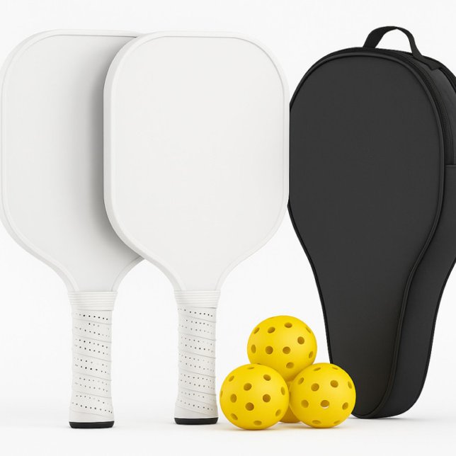 Raquette De Pickleball Pagaies de Pickleball Blanc | Cool personnalisé et (Serve style with every swing. #CustomPickleballPaddle #GameOn)