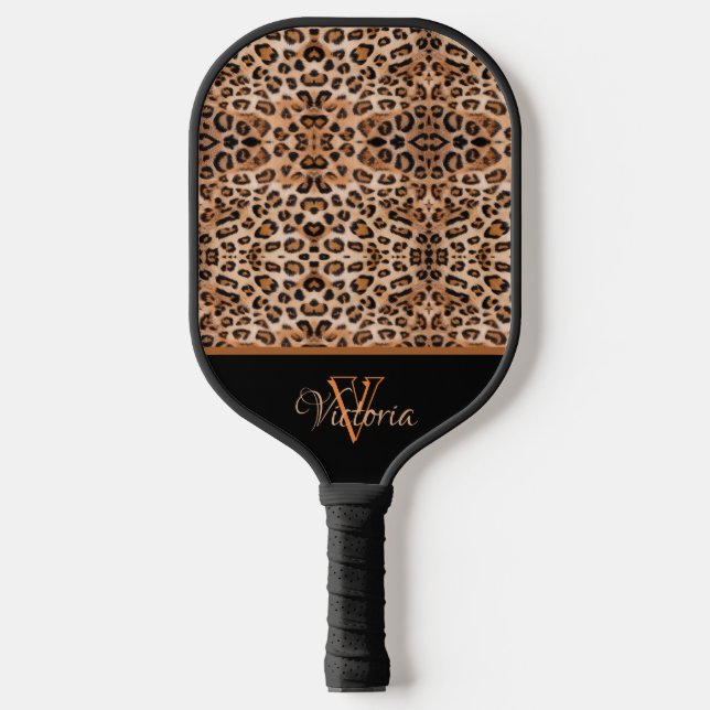 Raquette De Pickleball Pagaies de Pickleball Leopard de style sauvage (Recto)