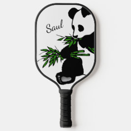 Raquette De Pickleball Panda Géant Mange Bambou Nom