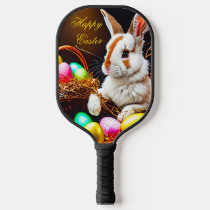 Raquette De Pickleball Panier et oeufs de lapin de Pâques