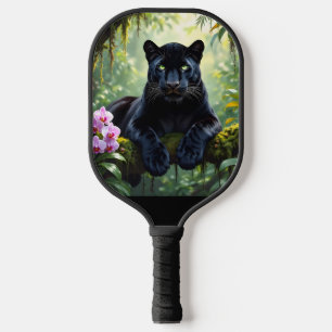 Raquette De Pickleball Panthère noire dans la jungle