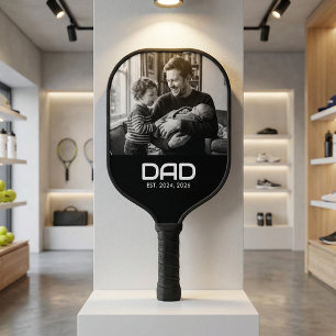 Raquette De Pickleball Papa a établi une photo audacieuse et amusante