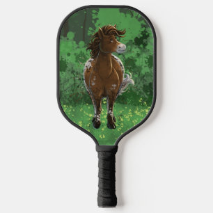 Raquette De Pickleball Parade animalière Apaloosa Horse Pickleball Paddle
