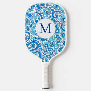 Raquette De Pickleball Parfaitement Paisley Blue Signature