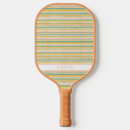 Raquette De Pickleball Pastel Stripe Plaid Pickleball Personnalisé Paddle
