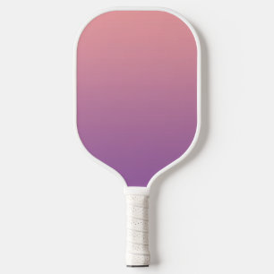 Raquette De Pickleball Pastel Sunset rose violet ombre dégradé