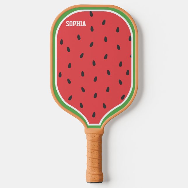 Raquette De Pickleball Pastèque d'été personnalisée (Recto)