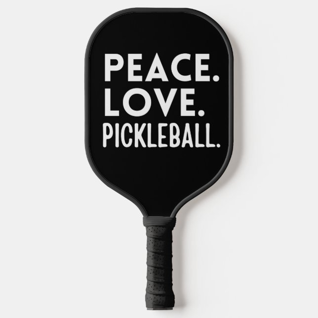Raquette De Pickleball Peace Love Pickleball (Recto)